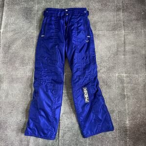 Men's Vintage 90's Phenix Sports Neon Purple Gray Lined Snowboard Ski Pants Sz S